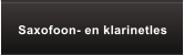 Saxofoon- en klarinetles