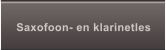 Saxofoon- en klarinetles